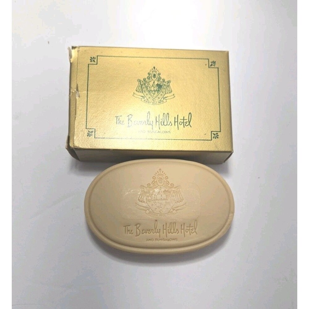 RARE The Beverly Hills Hotel and Bungalows Bar Of Soap Advertising Souvenir VTG